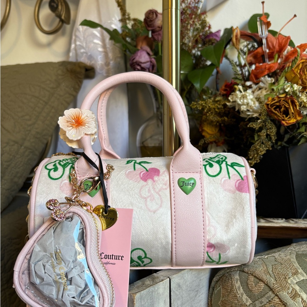 Juicy Couture Retro Cherry Barrel Bag